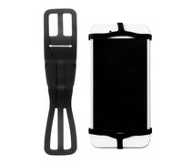 Gvblkq Bike Phone Mount, Bicycle Silicone Band Flashlight Mounts Phones Strap Tie, 19g Secure and Reliable Bikes Mobile Phone Holder for Mountain Bike, Handlebar, Torch Light, 6.89x1.5x0.39 Inches