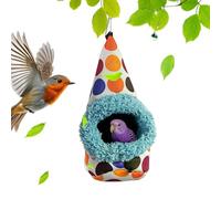 Gvblkq Bird Nests - Anti Pecking Bite Shelter, Cage Rest House with Sturdy Fiber Structure, Warm Sleeping Protection Feature, Ideal for Winter Breeding Resting Comfort