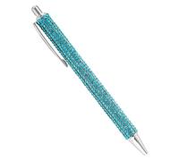 Gvblkq Bling Pen - Sparkly Crystal Writing Tool, Fancy Rhinestone Ballpoint Accessory with Smooth Ink Flow, Retractable Metal Click Mechanism, Ideal for Creative Journaling Scrapbooking Drawing