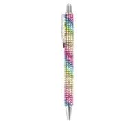 Gvblkq Bling Pen - Sparkly Crystal Writing Tool, Fancy Rhinestone Ballpoint Accessory with Smooth Ink Flow, Retractable Metal Click Mechanism, Ideal for Creative Journaling Scrapbooking Drawing