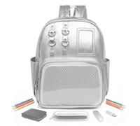 Gvblkq Bolso PU Bonito | Estética Para Exposición Y Almacenamiento De Insignias | Para Mostrar Insignias,Para Trabajo Fitness Deporte Cotidiano Viaje Equipaje Senderismo Convención De Cómics Aire