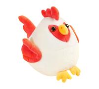 Gvblkq Bouncing Dog Toy, Cartoon Chicken Plush Ball, Rechargeable Moving Squeaker Toy, Interactive Sound For Dogs, Puppy & Small To Medium Cats, Fun Ball For Pets, Battery-Powered