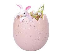Gvblkq Bunny Easter Eggs Figurine, Tiny Bunny in Egg Statue, Easter Animal Garden Sculpture, Resin Easter Bunny Statue, Easter Bunny Figurine for Yard, Bunny Garden Decor, Cute Easter Bunny S