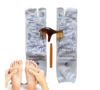 Gvblkq Calcetines de Reflexología,Alta Elasticidad Y Transpirables - Calcetines Para Puntos De Presión - Para Esposa Marido Hijo Hija Familia Amigos Mujeres Chicos Jóvenes Adolescentes