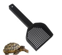 Gvblkq Cat Box Scooper, Ergonomic Handle Litter Scoop, Hangable Multifunctional Litter Cleaner, Efficient Corner Scoop for Cats, Frogs, Turtles, Snakes, Lizards, 5.83x2.64x0.91 Inches