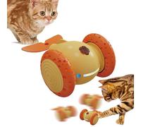 Gvblkq Cat Rolling Toy, Electric Smart Moving Toy, Cute Battery Powered Cat Midget For Exercise, Playing, Relaxing, Entertainment, 5 Inches, Multicolor, 1 Pack, Safe and Resistant Design