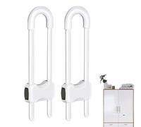 Gvblkq Child Safety Cabinet Locks, Baby Proofing Cabinet Locks, Sliding Cabinet Locks For Babies, Childproof Cabinet Locks, Knob Handle Cabinet Locks, Baby Safety Cupboard Locks, Kitchen Door Locks Fo