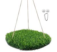 Gvblkq Columpios de césped para pájaros, juguete de búsqueda de loros, escalada de loros, hamaca con ganchos para sol