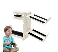 Gvblkq Desktop Controller Holder Stand, Punch-Free ABS and Silica Gel Game Controller and Headset Hook Mount, Space-Saving Table Organizer for Accessories, Headphones and Controllers
