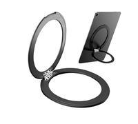 Gvblkq Device Mount, Rotatable Phone Stand, Non Slip Stable Base, Aluminum Alloy Construction, 360 Degree Swivel Function, Work Study Entertainment Display, Compact Size for Adjustable Stand