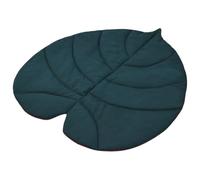 Gvblkq Dog Mat, Leaves Shaped Warm Mattress, Soft Washable Pad Protector, Cozy Bed for Car Floor Sofa Chair, Travel Camping Pet Cushion, Comfortable Sleep Pad, Non-Slip Pets Mattress, 65x70cm