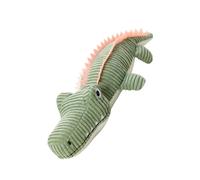 Gvblkq Dog Plush Toy - Puppy Crocodile Squeaky Plush Doll, Sturdy Interactive Soft Chewers Stuffed Animal for Teething Medium Small Large Dogs, Fun Pet Accessory for Playtime Training