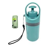 Gvblkq Dog Poop Scooper - Foldable Travel Waste Claw, Handheld Pet Cleaning Tool with Built in Bag Dispenser, Handed Spring Loaded, Ideal for Outdoor Walks Training or Workplace Commute