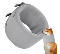 Gvblkq Dog Recovery Collar, Adjustable Lightweight Neck Support, Anti-Lick and Anti-Bite Shield, Wound Care Protective, Prevents Pets from Touching Stitches, Comfortable & Visible Wrap