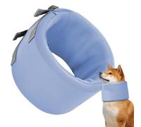 Gvblkq Dog Recovery Collar, Adjustable Lightweight Neck Support, Anti-Lick and Anti-Bite Shield, Wound Care Protective, Prevents Pets from Touching Stitches, Comfortable & Visible Wrap