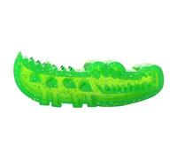 Gvblkq Dog Slow Feeder, Crocodile Teething Toy for Dogs, Rubber Material, Engaging Pet Activity for Fetch, Licking, Chewing, Slow Eating Training, Ideal for Indoor and Outdoor Use, 16x6x4cm