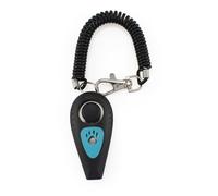 Gvblkq Dog Training Clicker, 2 in 1 Pet Clicker and Whistle, ABS, Stainless Steel Behavior Aid with Wrist Strap, Silent Recall Device, Dog Whistle for Small Animals, Cats, Horses, Birds, 6.5x3x2cm