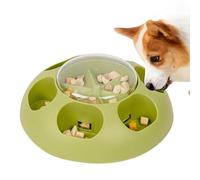 Gvblkq Dog Treat Puzzle Slow Feeder, Interactive Puzzle Toys For Dogs, Slow Feeder Dog Bowl, Mental Stimulation Dog Toy, Brain Food Dispenser For Dogs, Dog Enrichment Puzzle Feeder, Pet Training