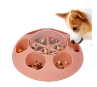 Gvblkq Dog Treat Puzzle Slow Feeder, Interactive Puzzle Toys For Dogs, Slow Feeder Dog Bowl, Mental Stimulation Dog Toy, Brain Food Dispenser For Dogs, Dog Enrichment Puzzle Feeder, Pet Training