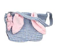 Gvblkq Easter Bunny Tote Bag, Reusable Tote Bag with Zipper, Fashionable Beach Bag, Portable Casual Tote Bag for Women, Portable Tote Bag for Girls, Casual Tote Bag for Women, Reusable Beach Tot, azul