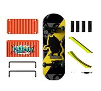 Gvblkq Finger Skateboards for Kids, Funny Skateboard Toy, Finger Skateboard Kits, Compact Hand Skateboard, Finger Boards Toy for Children & Adults, Fun Finger Skating Play for All Ages