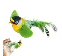 Gvblkq Flying Cat Toys for Indoor Cats, Chirping Kitten Toys, Interactive Cat Toys for Indoor Play, Touch Activated Cat Toy Bird, Simulation Bird Cat Toy, Indoor Cat Enrichment Toys