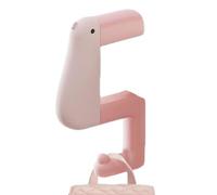 Gvblkq Gancho de escritorio para bolsa, soporte para bolso en de pato, colgador resistente para mochila debajo de la mesa, instalación sin taladro, gancho que ahorra espacio para mostrador de