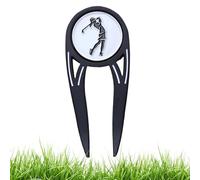 Gvblkq Golf Divot Tool, Ball Marker, Magnetic Repair Utensil, Turf Fork