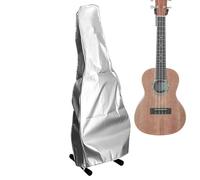 Gvblkq Guitar Dust Cover, Water-Resistant Bass Protector Cloth, Sunproof Protective Guitar Cover with Zipper, Ideal for Most String Instruments, Sturdy and Reliable, 17.13x5x42.76 Inches