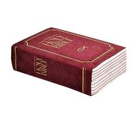 Gvblkq Holy Bible Plush, Bible Verse Throw Pillows, Stuffed Plushie Bible, 33cm Sofa Ornaments, Pretend Book Plush Toy, Bible Plush Toy Kids, Bible Verse Pillow, Christian Plush Toy,