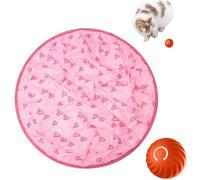 Gvblkq Interactive Cat Toy, Electric Pet Exercise Toy, Robotic Moving Cat Toys, Keeps Engaged and Active, Stimulates Playtime and Hunting Instincts, Ideal for Indoor Cats, 2.17x2.17in