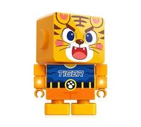 Gvblkq Juguete Bailarín para Niños - Animal Que se con Luces,Tigre De Juguete para Niños Y Niñas,para Juego de Imaginación, Cumpleaños, Escuela en Casa, Escritorio, y Niñas