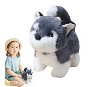 Gvblkq Juguetes para Perros Que ladran y Caminan, Juguetes para Cachorros Que Caminan,Juguete para Perros Falsos - Mascotas electrónicas para niños, Juguete Realista para Perros Falsos, Divertidos