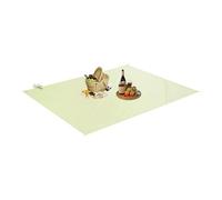 Gvblkq Outdoor Blanket - Portable Foldable Mat, Resilient Ground Sheet, Sandproof Moisture Barrier for Friend Gatherings, Travel Beach Camping Gear, Compact Backpack Bag Storage, Easy Clean Tarp