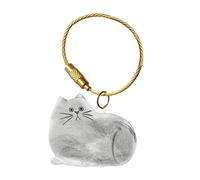 Gvblkq Pet Memorial Pendant - Cat Hair Keepsake Charm, Lightweight Memory Storage Locket with Secure Screw Cap Sentimental Holder Compact Display Design, Ideal for Wallet Purse Bag Decoration