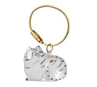 Gvblkq Pet Memorial Pendant - Cat Hair Keepsake Charm, Lightweight Memory Storage Locket with Secure Screw Cap Sentimental Holder Compact Display Design, Ideal for Wallet Purse Bag Decoration