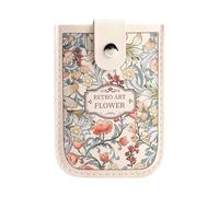 Gvblkq Pull out Card Holder, RFID Blocking Card Holder, Credit Card Holder for Women, Boho Style Card Holder, Multi Slot Card Holder, Small Credit Card Holder, RFID Protection Credit Card Holder, Bo