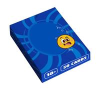Gvblkq Questions and Answers Cards, 50x English Party Game, Strategy Cards, Conversation Starters, (Set), Perfect for Competing with Friends and Winning Challenges.