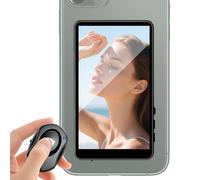 Gvblkq Selfie Monitor Screen, Magnetic Phone Display, Portable Streaming Accessory, Easy Clip Attachment, Clear Preview Mirror, Lightweight Recording Aid, Perfect for Vlogging, Photography, Video