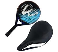 Gvblkq Semi-Carbon Fiber Pickleball Rackets for Adults, 365g Lightweight EVA Paddle with Ergonomic Grip and Storage Bag, Game Equipment for Men Women Kids Court Driveway Pool Practice