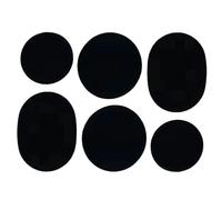 Gvblkq Shoe Patches for Holes, 6 Pieces Sneakers Insert Patches, Shoes Repair Kit, Polyester Material, Non-slip Sneaker Heel Protector Pads, Shoe Maintenance and Protection Inserts, 5x4cm