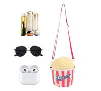 Gvblkq Shoulder Bag - Cute Popcorn Satchel Design, Adjustable Strap Small Handbag with Textured Bubble Styling, Lightweight Carry Comfort Feature, Ideal for Outdoor Shopping Carnivals Parties