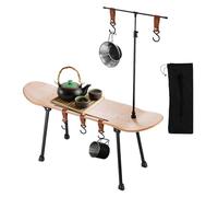 Gvblkq Skateboard Table, Foldable Picnic Table, Weather-Resistant, Outdoor Desk Decorative Scooter, Folding & Portable Camping Counter For Beach, Hiking, Fishing, BBQ, 1 Set