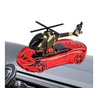Gvblkq Solar Car Air Freshener, Car Solar Aromatherapy, Rotating Car Air Freshener, Car Oil Diffuser, Solar Powered Car Perfume, Car Aromatherapy Device,