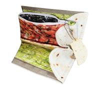 Gvblkq Tortilla Folder, Credit Pocket - Novelty Folding Equipment, Realistic Textural Utility Solution, Portable Cash Holder, Small Unique Pack For Residential Libraries Faculty Rooms Student Dorms