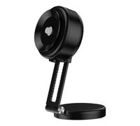 Gvblkq Vacuum Magnetic Phone Holder with Double Suction Cup Mount, Retractable Car and Home Phone Stand Bracket, Electric Vacuum Cellphone Cradle for Gym, Office, Vehicle Interiors