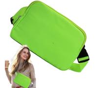 Gvblkq Waist Bag, Nylon Belt Bag, Running Waist Pack, Waterproof Slim Bag, Lightweight Belt Bag, Casual Waist Pouch, Waist Pack For Women, Belt Bag For Men, Adjustable Waist Belt, Waterproof Waist