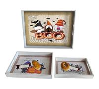 Gvblkq Wooden Candy Bowl, Food Organizer Holder, Party Snack Bowls