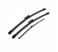 GVFKMNX Escobilla Kit de Alto Rendimiento, para Audi Q2 2016-2023 (24''+19''+13'') Escobillas limpiaparabrisas Goma Delanteras y Trasera Reemplazo Original