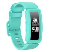 GVFM Correa Compatible con Fitbit Ace 2 para niños 6, Silicona Suave, Impermeable, Accesorios de Pulsera para niños y niñas, Compatible con Fitbit Ace 2 (Azul Verdoso)